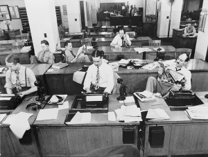 My first Newsroom  (Quelle: Library of Congress)