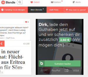 Schön, gemocht zu werden.