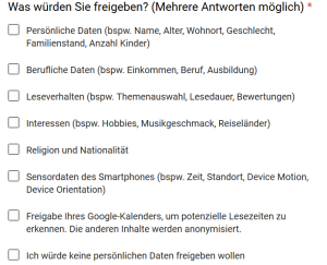Preis der Perfektion: Daten (Screenshot Anmeldeformular Xminutes)